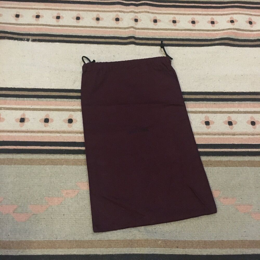 John Lobb Plum Drawstring Dustbag 15” x 9”